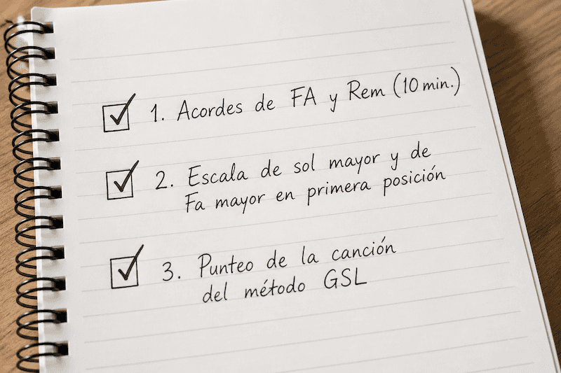 no avanzo en la guitarra libreta